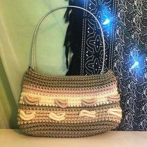 Vintage Straw Under Arm Mini Bag